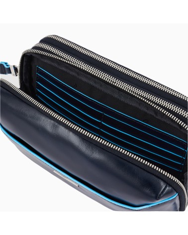 Pochette Piquadro Blue Square Blu. Spedizione Gratuita